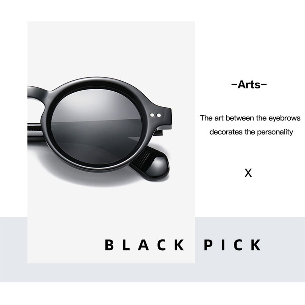 New Retro Round Shape Frames Sunglasses UV 400 Protection Trendy Punk Shades Fashion Vintage Y2K Spectacles for Female and Male