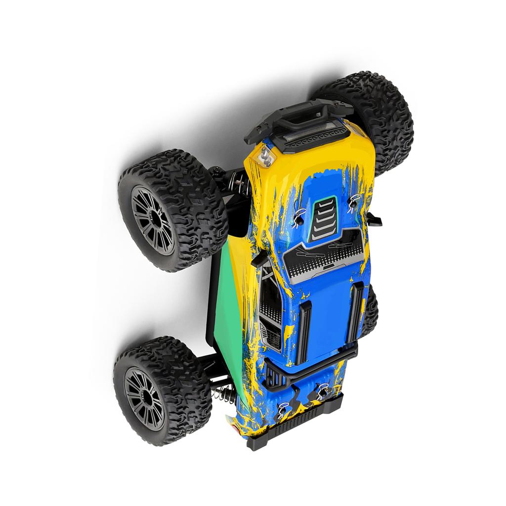 1 16 Scale RC Car, 2.4GHz 35KM H High Speed Electric 4WD Off Road Remote Control Truck with LED Lights, All Terrain RC
