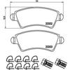 BREMBO Kit De Plaquettes De Frein P61067 - 4 Pièces