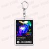 Alien Stage Musik Lieder Schlüsselanhänger für Frauen Zubehör Tasche Herrscher meines Herzens Cure Black Sorrow Schlüsselanhänger Schmuck Fans Freund Geschenke