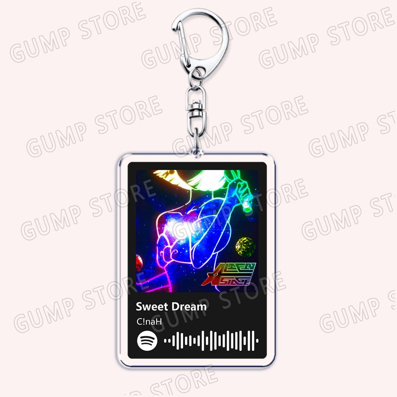 Alien Stage Musik Lieder Schlüsselanhänger für Frauen Zubehör Tasche Herrscher meines Herzens Cure Black Sorrow Schlüsselanhänger Schmuck Fans Freund Geschenke
