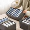 1pcs 9 Grid Storage Box Non Woven Durable Washable Space Saving Layered Arrangement Pants Clothes Underwear Wardrobe Storage