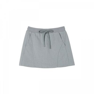 Washed Cotton Mini Skirt Ar1ws220