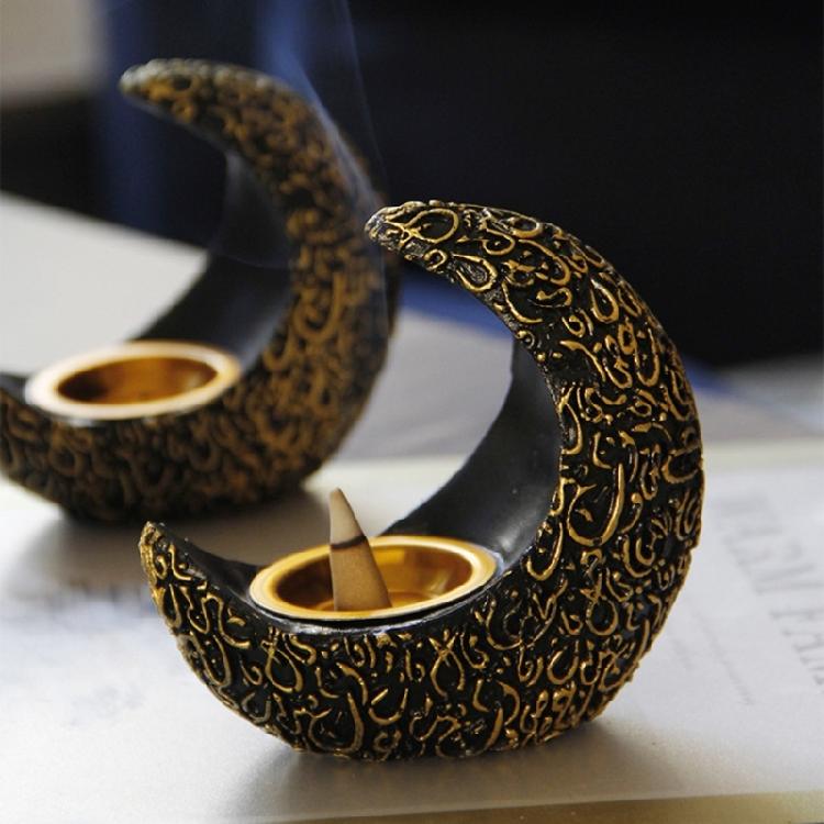 Artistic Moon Incenses Burners High Temperatures Resistant, Enhances Aesthetic Appeal Living Room Bedrooms