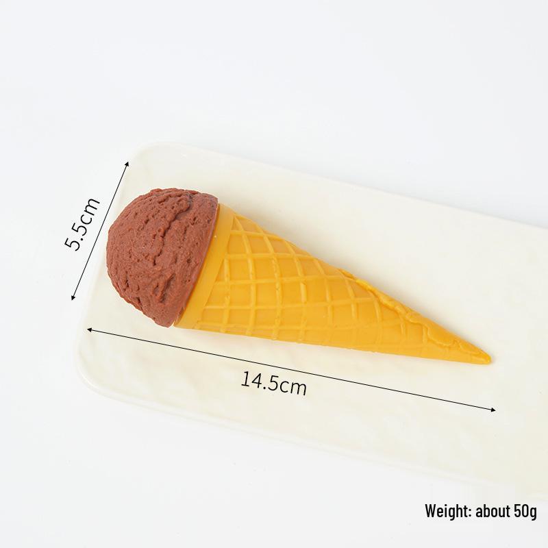 Realistic Ice Cream Cone Model for Shop Displays