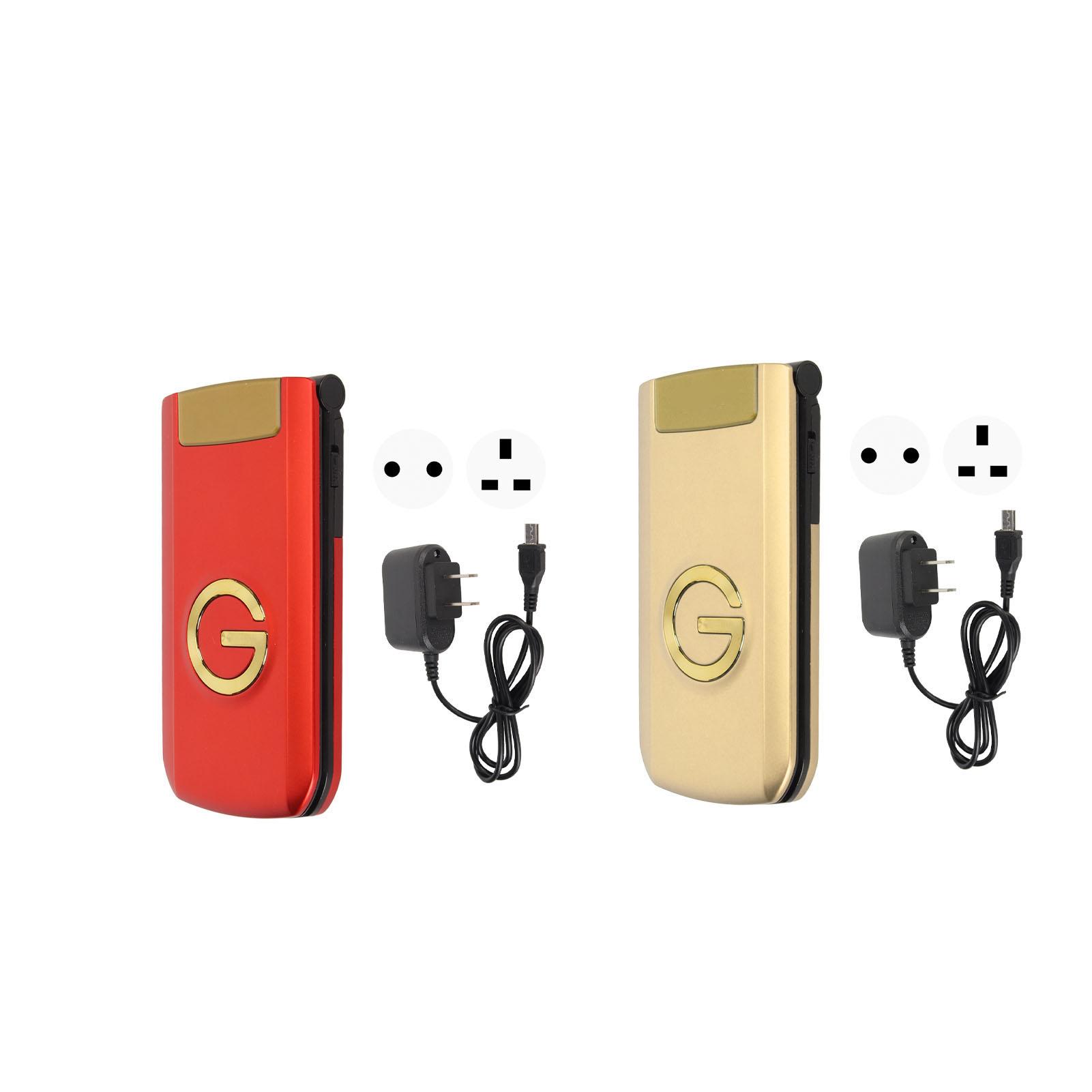 

Телефон-раскладушка G9000, разблокированный сотовый телефон GSM с двумя SIM-картами, 4800 мАч, 100‑240 В, 2G, раскладушка для пожилых людей