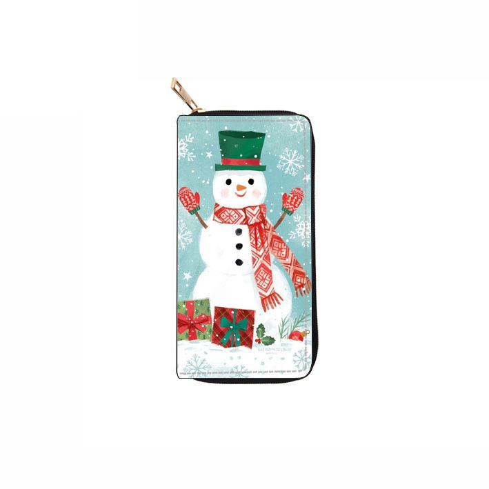

Christmas long zipper wallet wallet wallet