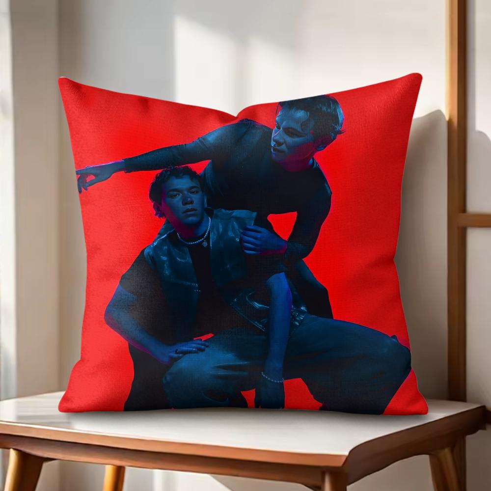 MMarcus and MMartinus Cushion Cover Natural Linen Organic Fabric DoubleSided Printing Couch Pillow Covers Home Decor