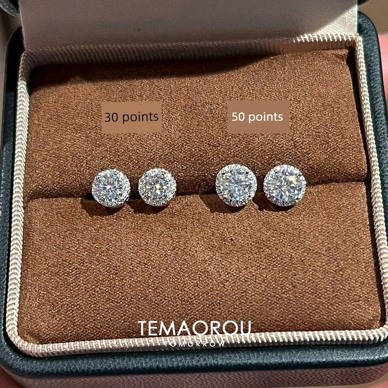 

Титановая сталь Пирсинг ушей Серьги-пусеты с бриллиантами Женские Легкая роскошь Нишевые Высококачественные Огненная огранка Серьги с винтовой застежкой Серьги A pair of 30-minute earrings/ear plugs