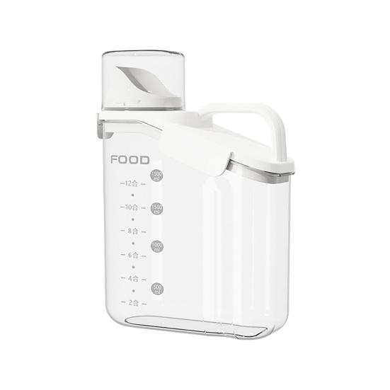 2000ml/2800ml Müsli-Behälter mit integriertem Becher, feuchtigkeitsdicht