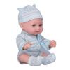 11 Inch Simulated Baby Doll Cute Lifelike Infant Doll with Clothes Toy Birthday GiftBlue