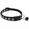 Dog Collar Pet Patch Collar Single Paw Print Bell Collar Cat Buckle Collar Kitten Collar Supply Chain