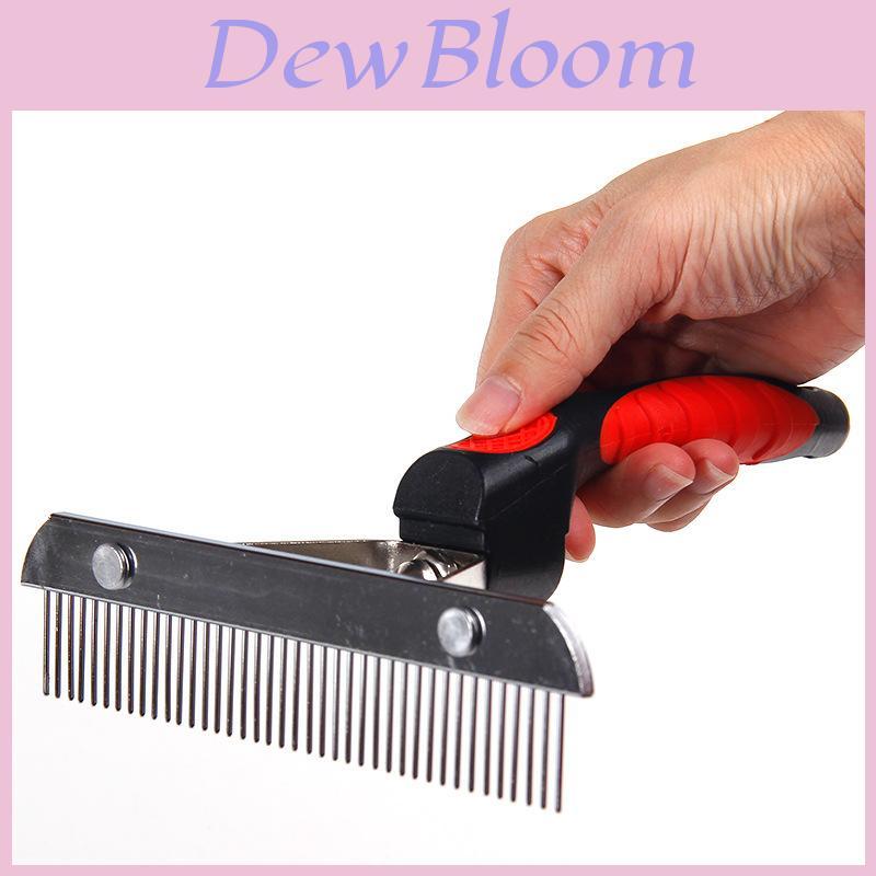 Dog Grooming Comb For Large Dogs With Detangling And Hair Removal Features