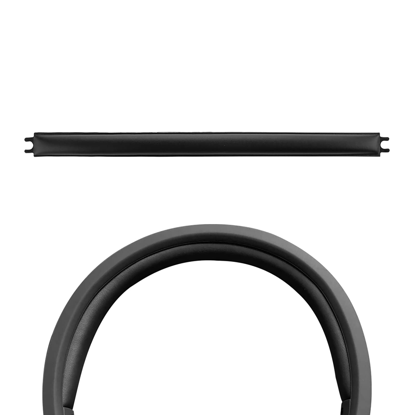 

Geekria Headband Compatibility Headphone Headband Protein Leather Pad Compatible with Arker Game AKG Y40, Y45, Y45BT Replacement (Black)