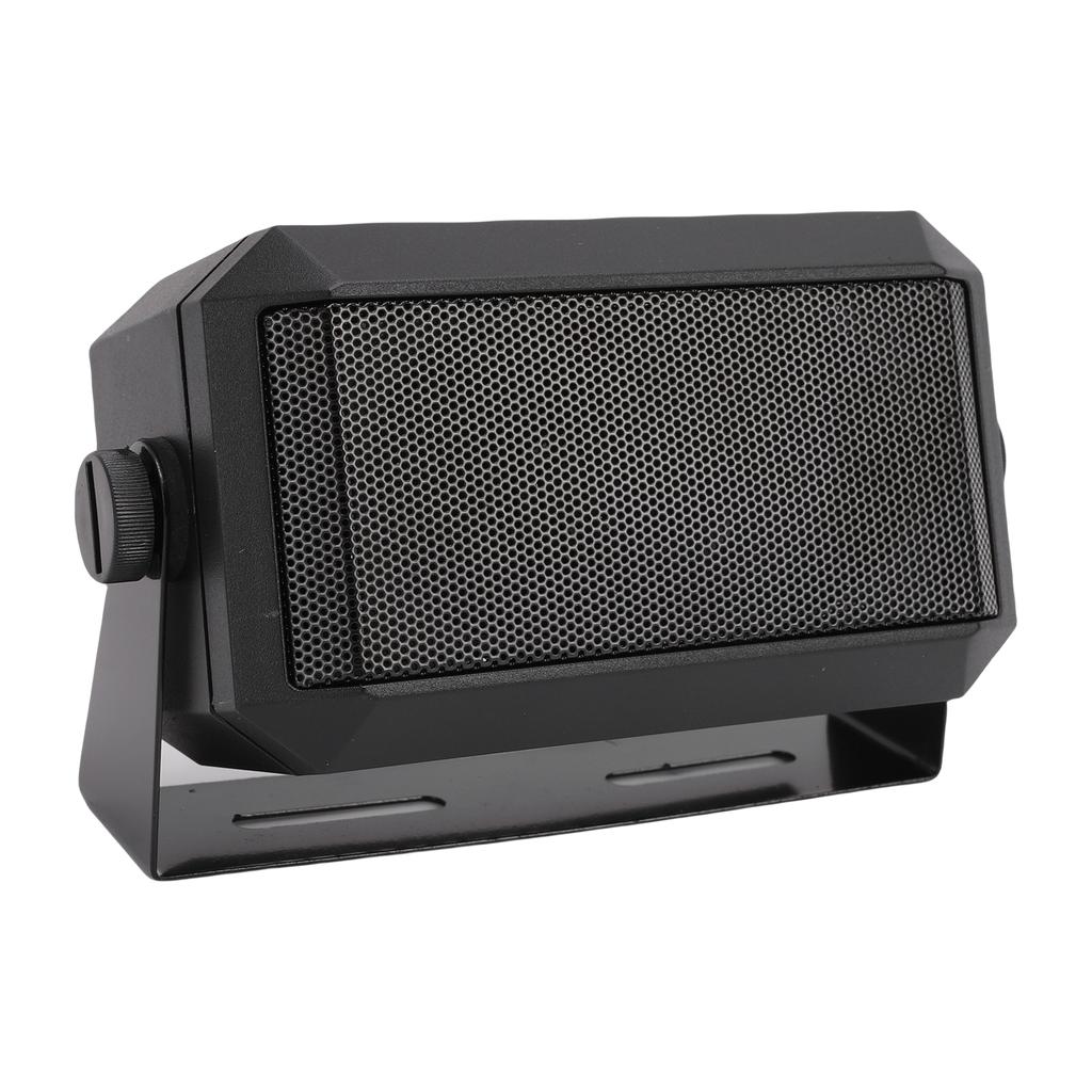 5W External Speaker 3.5mm Jack Speaker for Ham Car Radio Mobile Transceiver Rectangular Shape Plug and Play