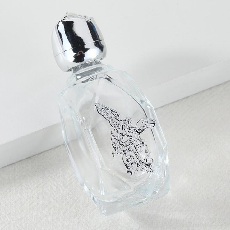 6 st heligtvattenskärl Glasflaskor med korkar Återanvändbara Dopaccessoarer för Kyrklig Händelse Eteroljedispensrar