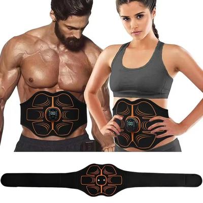 Stimulateur ABS Vibration électrique entraîneur de muscles abdominaux stimulateur musculaire Charge USB corps minceur Fitness ceintures de Massage