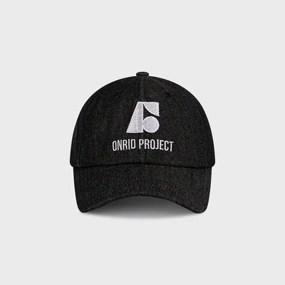 Denim Symbol Ball Cap - Black