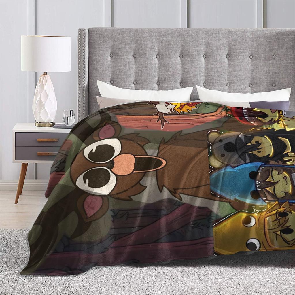 99 Nights in The Forest Blankets Quality Super Warm Bedding Throws Winter Camping Couch Bed Aesthetic Bedspread