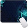 Geometric Standard Anime Mouse Pad Hexagon Edge Stitched Small Gaming Mousepad Travel Mouse Mat Non-Slip Office Mousemats