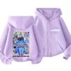 Y2k Zip Up Sweatshirts Kpop Demon Hunters Hoodie Coat Children Clothes Kid Girl Boy Sweatshirt Zipper Hoody Baby Casual Top