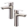 Stainless Steel Hourglass Bathroom Basin Faucet
