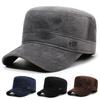 Wool Warm Hat Men's Sunscreen Outdoor Old Man Hat Flat Cap