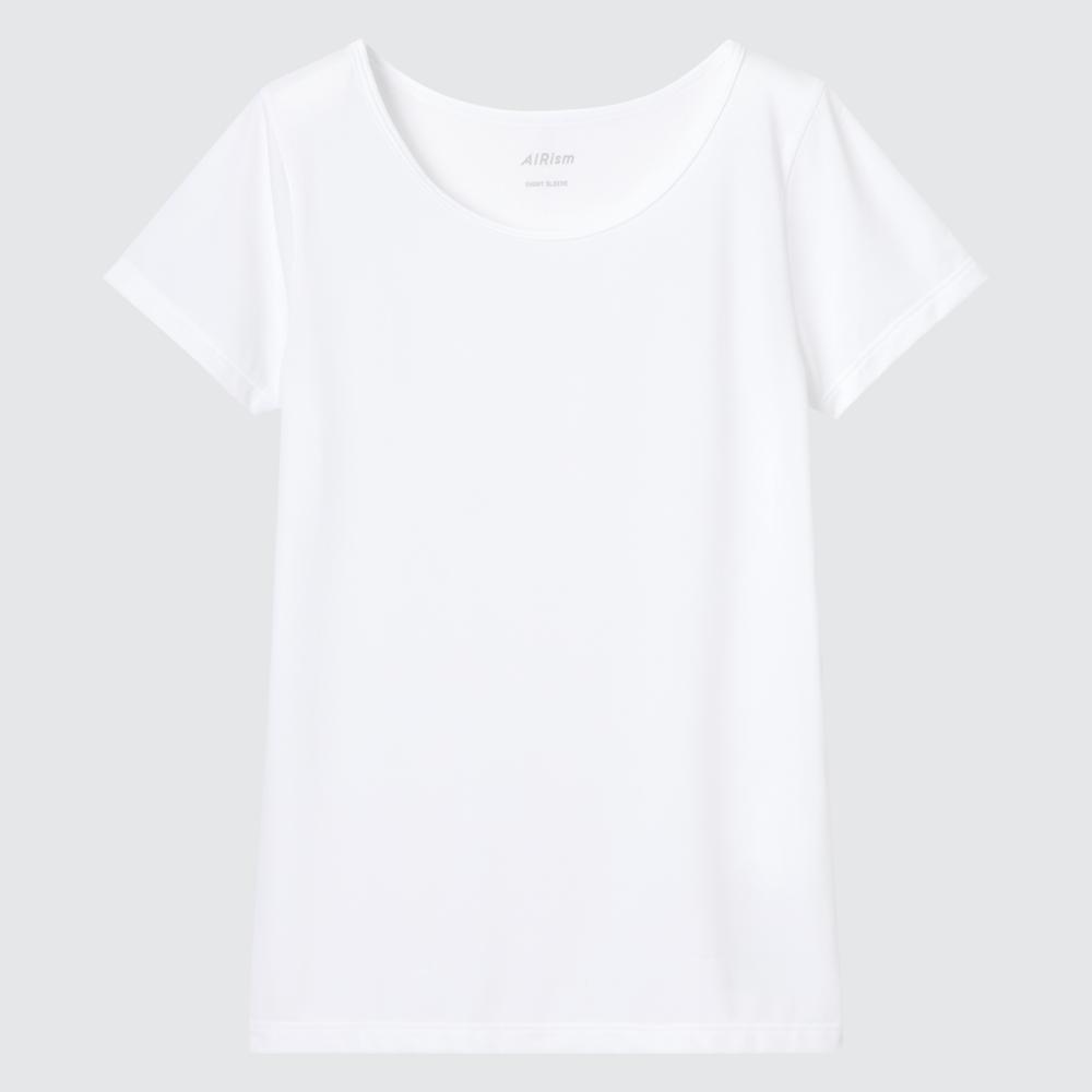 

UNIQLO KIDS AIRism с сетчатым вырезом и короткими рукавами