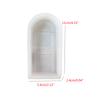 Happiness Door Candle Mold Clay Plaster Resin Decorations DIY Epoxy Resin Aromatherapy Candle Soap Silicone Mould