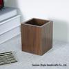 Black Walnut Pen Holder - Desktop Stationery Organizer, Creative Student Gift, Customizable with Logo