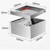 Stainless Steel Waterproof Power Socket Household Invisible Embedded Floor Socket Flat And Ultra-thin Socket