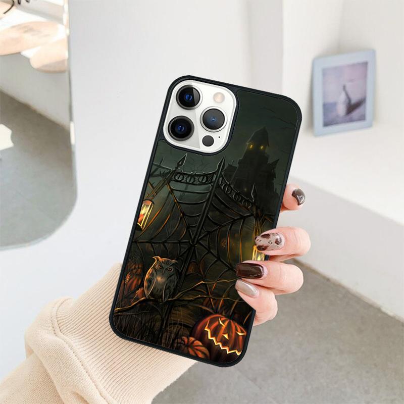 Ghost HALLOWEEN TRICK TREAT SCARY CREEPY Phone Case For iPhone 17 Air 16 15 14 11 12 13 Pro MAX Plus Coque Cover