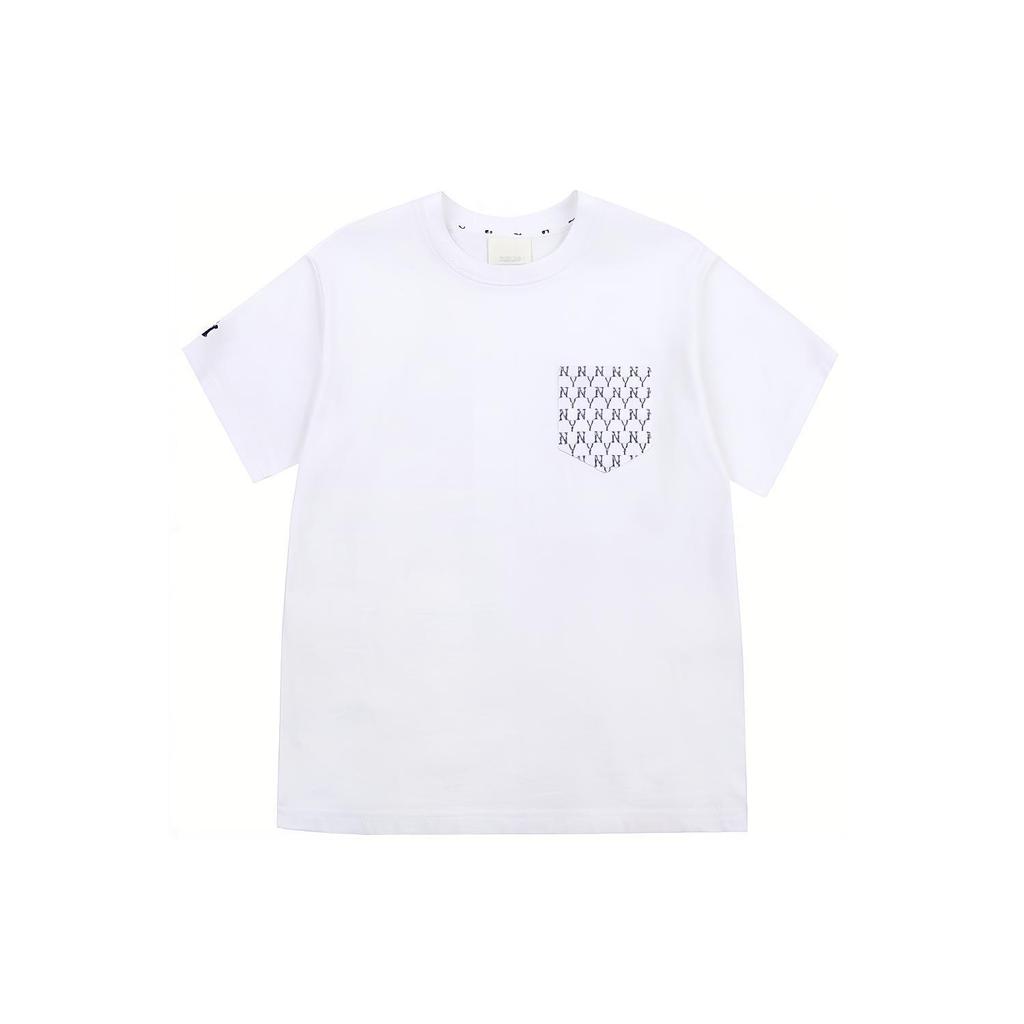 New MLB Old Flower T Shirts Unisex White 31TSM3131-50W