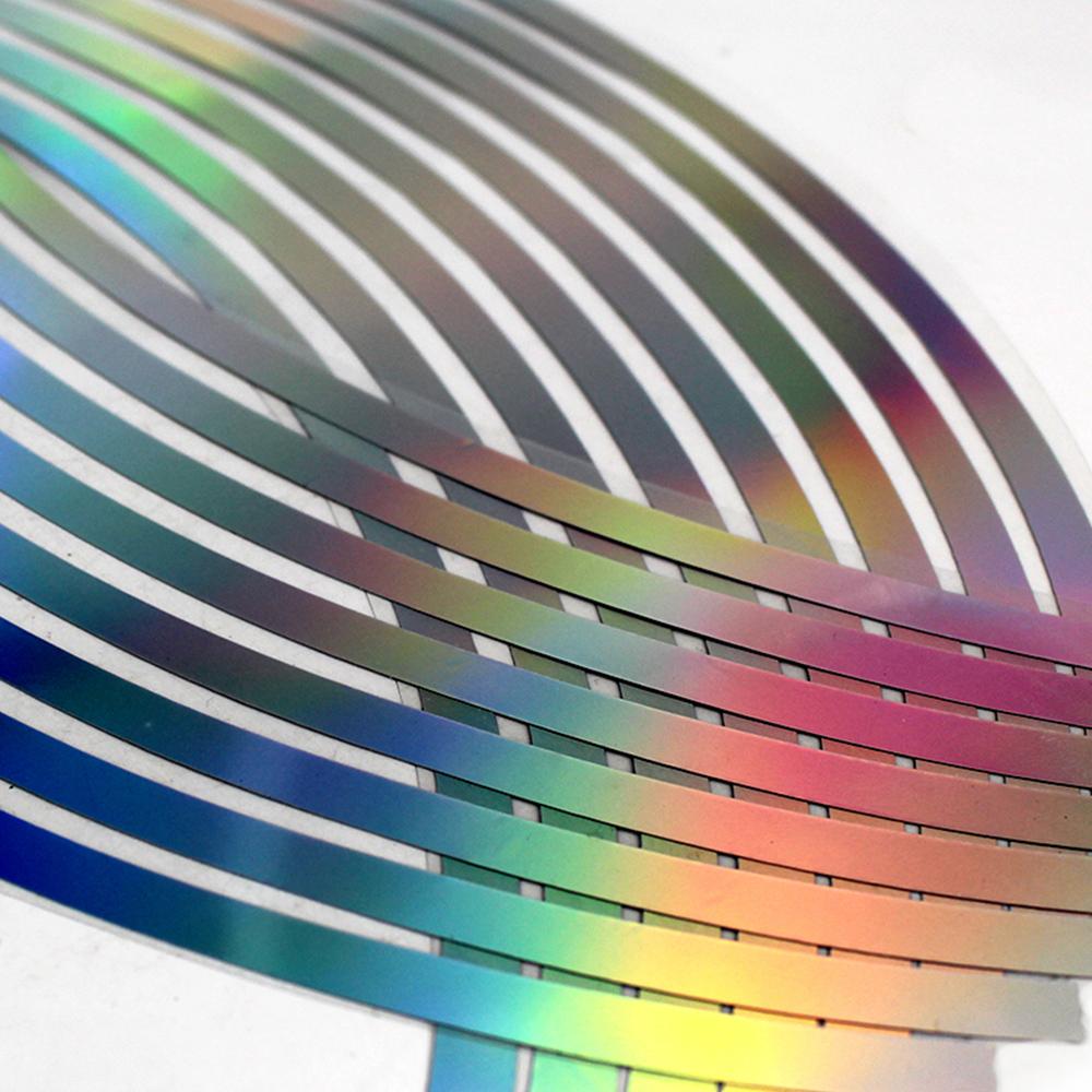 Stripes PVC Laser Wheel Sticker Wheel Rim Tape Reflective Rim Stripe Motorcycle Reflective Stripes