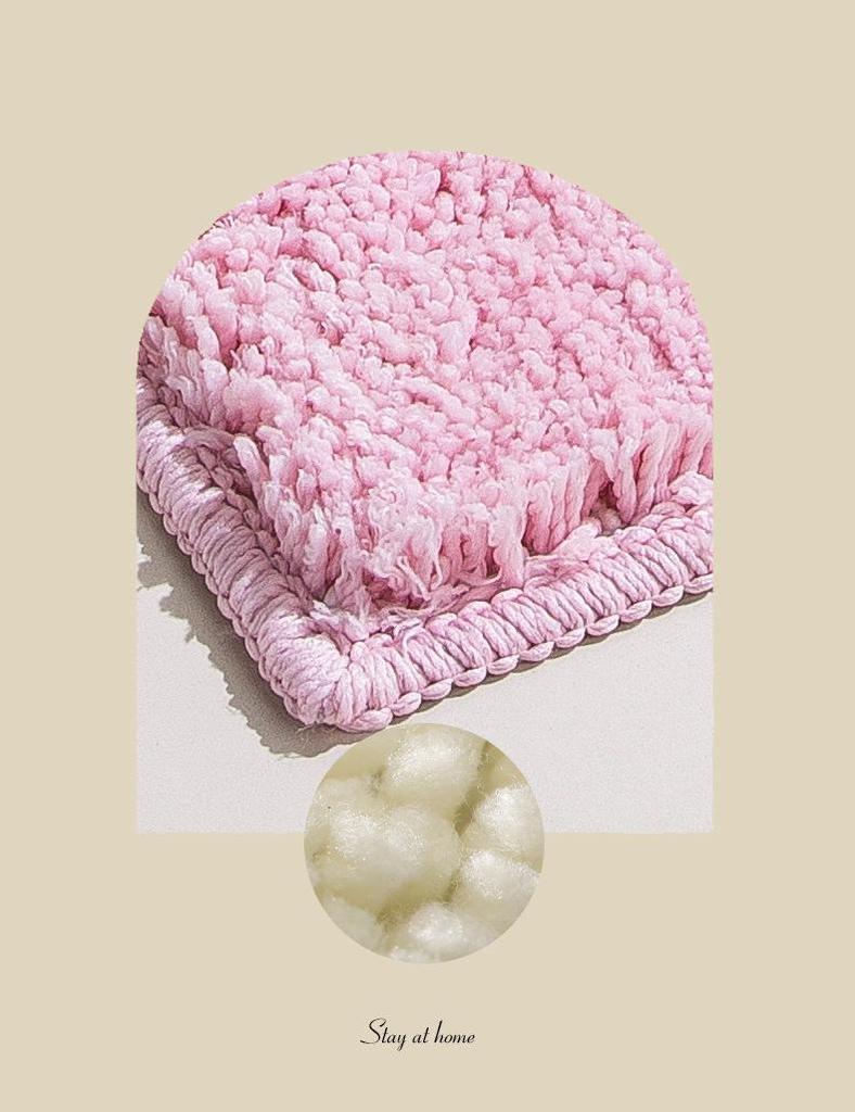 Korean Plush Carpet: Thickened & Water Absorbent for Bedroom, Bay Window, and Sofa