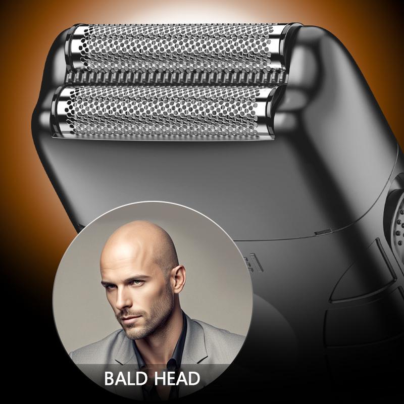 Kemei KM-T95 USB Charging Electric Shaver For Men Reciprocating Twin Blade Razor Shaver Beard Trimmer Shaving Machine