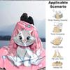 1Pc Pink Heart Aristocats Blanket Soft And Comfortable Casual Warm Camping Travel Christmas Halloween Xmas Gift M924300