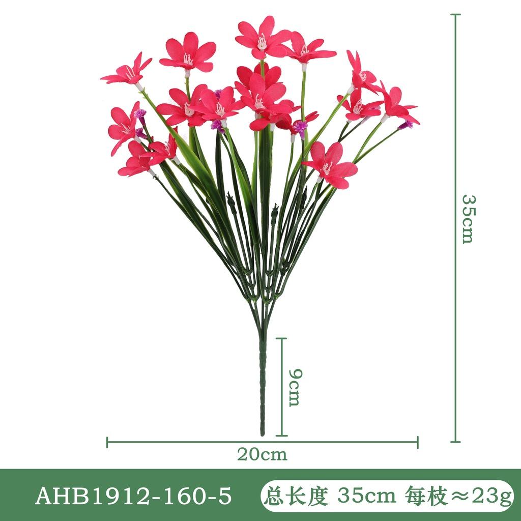 Realistic Plastic Flower Bouquet For Wedding Home And Hotel Decor Variety Of Colors Available