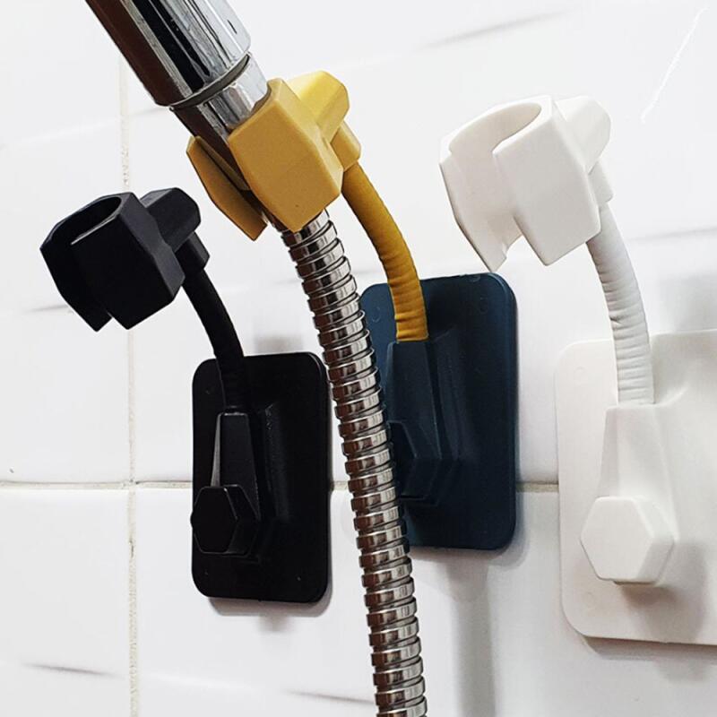 

Shower Head Attachment Non-Perforated Angle-Adjustable Shower Head Holder [WD3A6ED]