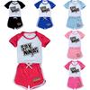 Spy Ninjas Letter Print Kids Tracksuit With Cotton And Polyester For Summer Play And Sports