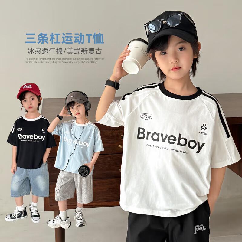 

Boys Summer Pure Cotton Short-Sleeve T-Shirt 170