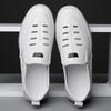 Men's Shoes 2025 Summer New Sandals Men's Hollow Hole Shoes Men's Casual Foot Cool Leather Shoes