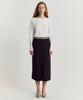 Meibeoyu Joyren H Wool Skirt _ Charcoal