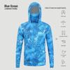 Men's Outdoor Sun Protection Ice Silk Breathable Fishing Apparel with Mask & Mosquito Repellent