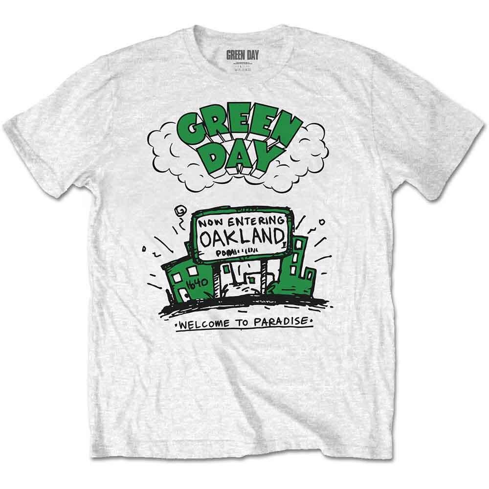 Green Day Welcome to Paradise T-Shirt White New S