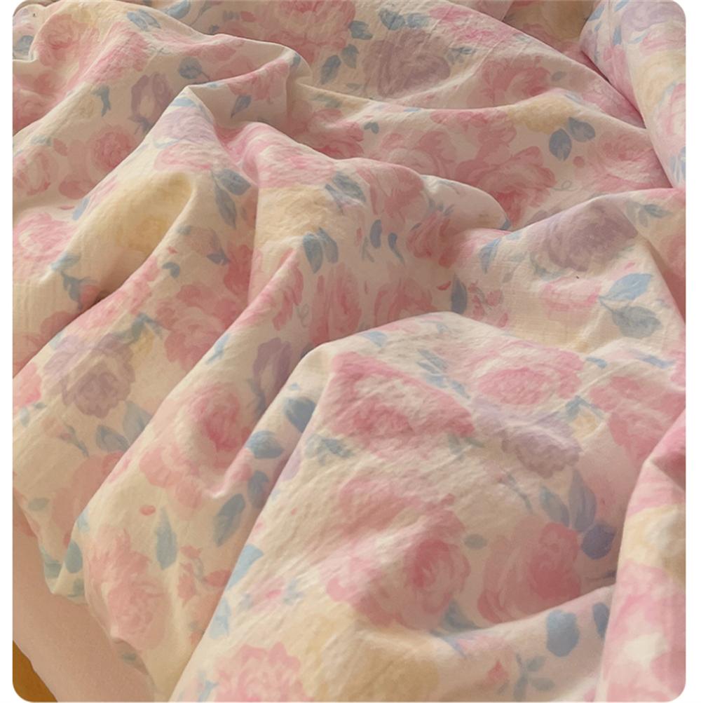 2025 Summer Quilt New Washed Cotton Cooling Blanket Lovely Home Decoration Comfortable Lightweight With Pillowcase Sheet