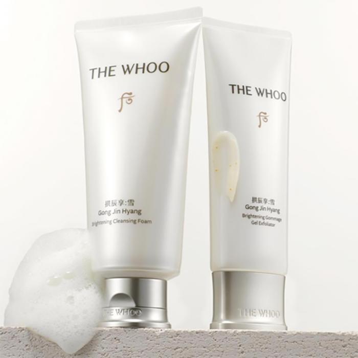 The history of whoo Gongjinhyang Seol Brightening Cleansing Gel – Radiance Exfoliating Gel with Anti-Darkness Complex, Pearl & Pomegranate, Korean