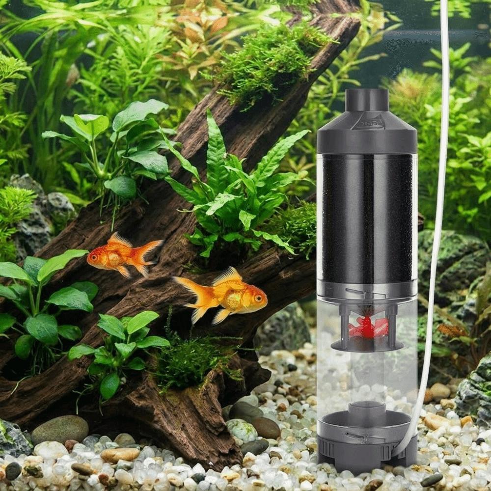 Air Pump Driven Aquarium Fish Excrement Collector Fish Poop Collector Aquarium Cleaning
