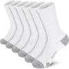 Premium Plus Size Men's Mid-Calf Sports Socks - Breathable, Sweat-Absorbent, Solid Color Basketball Socks