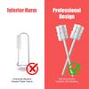 30 Pcs/Box Baby Tongue Cleaner Disposable Gauze Toothbrush Paper Rod Infant Oral Cleaning Brush Stick Dental Care
